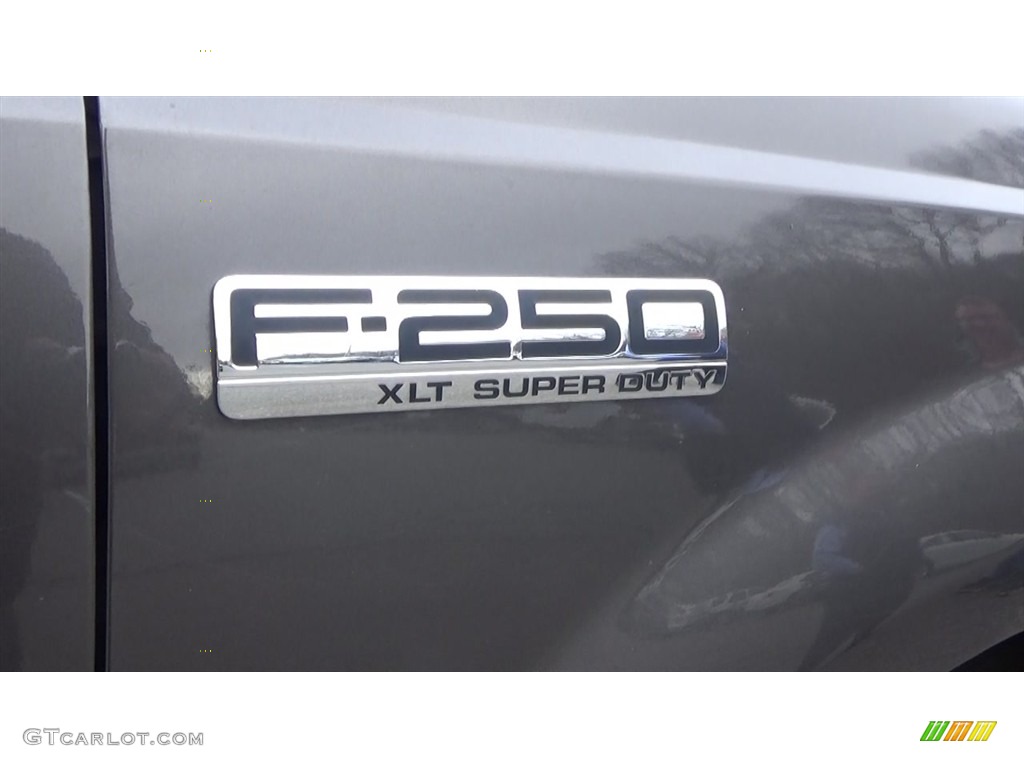 2006 F250 Super Duty XLT Regular Cab 4x4 - Dark Shadow Gray Metallic / Tan photo #23