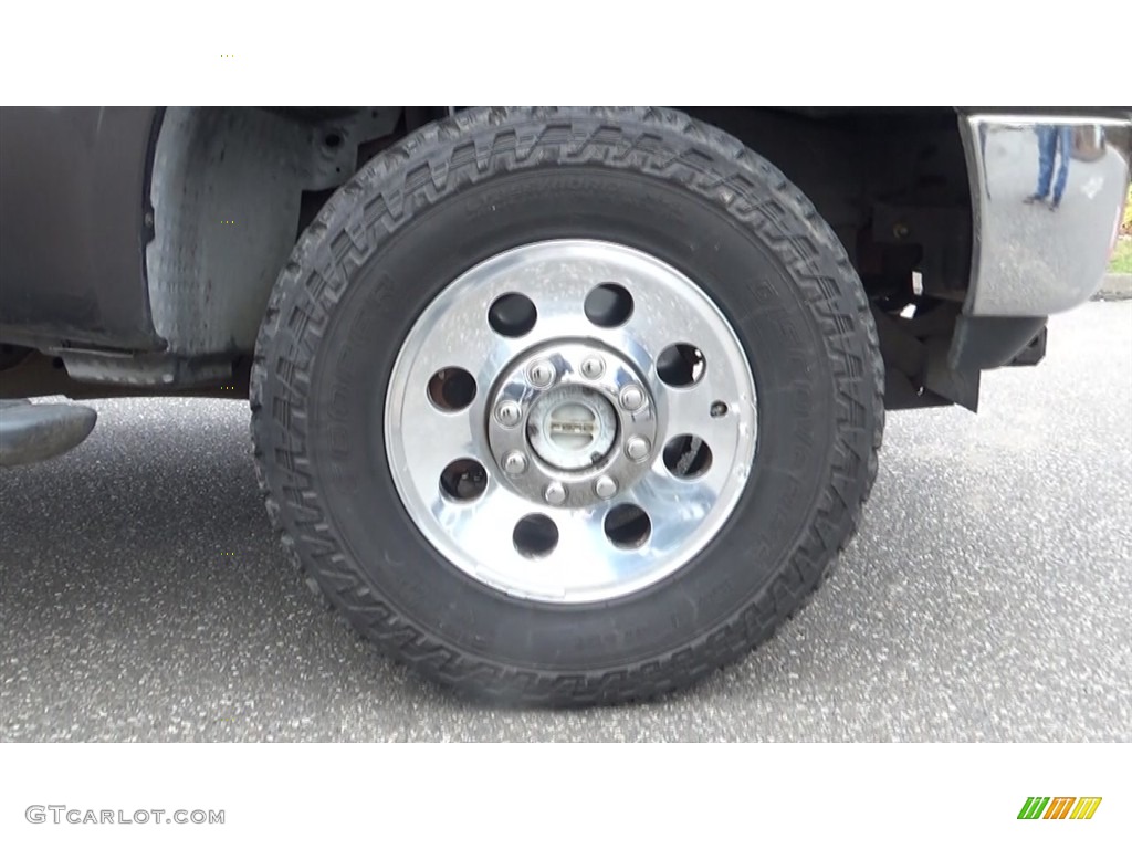 2006 F250 Super Duty XLT Regular Cab 4x4 - Dark Shadow Gray Metallic / Tan photo #24