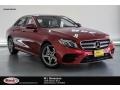 2019 designo Cardinal Red Metallic Mercedes-Benz E 300 Sedan  photo #1