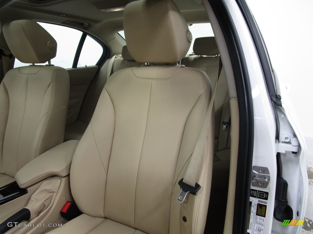 2015 3 Series 328i xDrive Sedan - Alpine White / Venetian Beige photo #8