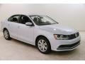 2017 White Silver Volkswagen Jetta S  photo #1