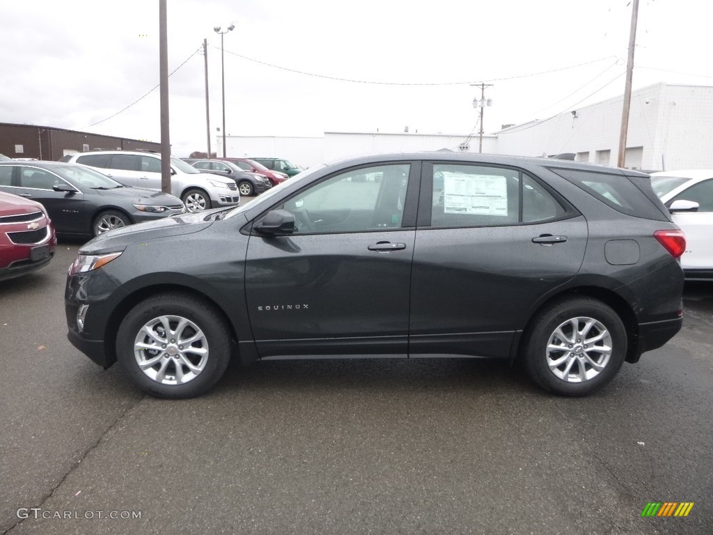 2019 Equinox LS - Nightfall Gray Metallic / Medium Ash Gray photo #3