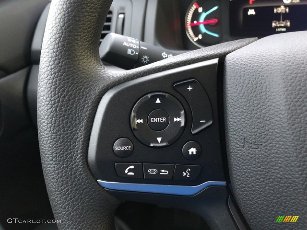 2019 Honda Pilot LX AWD Black Steering Wheel Photo #130600965