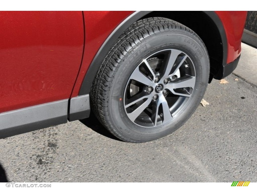 2018 RAV4 XLE AWD - Ruby Flare Pearl / Black photo #36