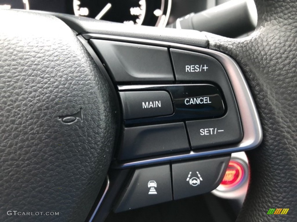2019 Honda Accord LX Sedan Gray Steering Wheel Photo #130602381