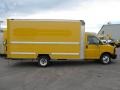 Yellow - Savana Cutaway 3500 Commercial Moving Truck Photo No. 4