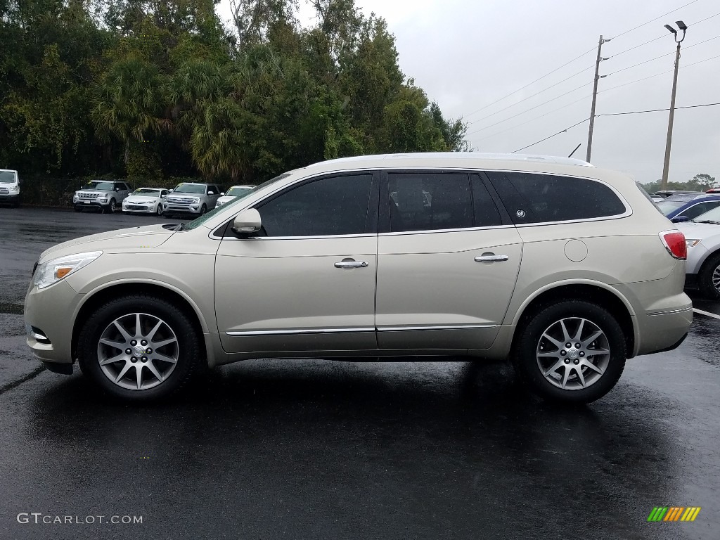 2014 Enclave Leather - Champagne Silver Metallic / Cocoa photo #2