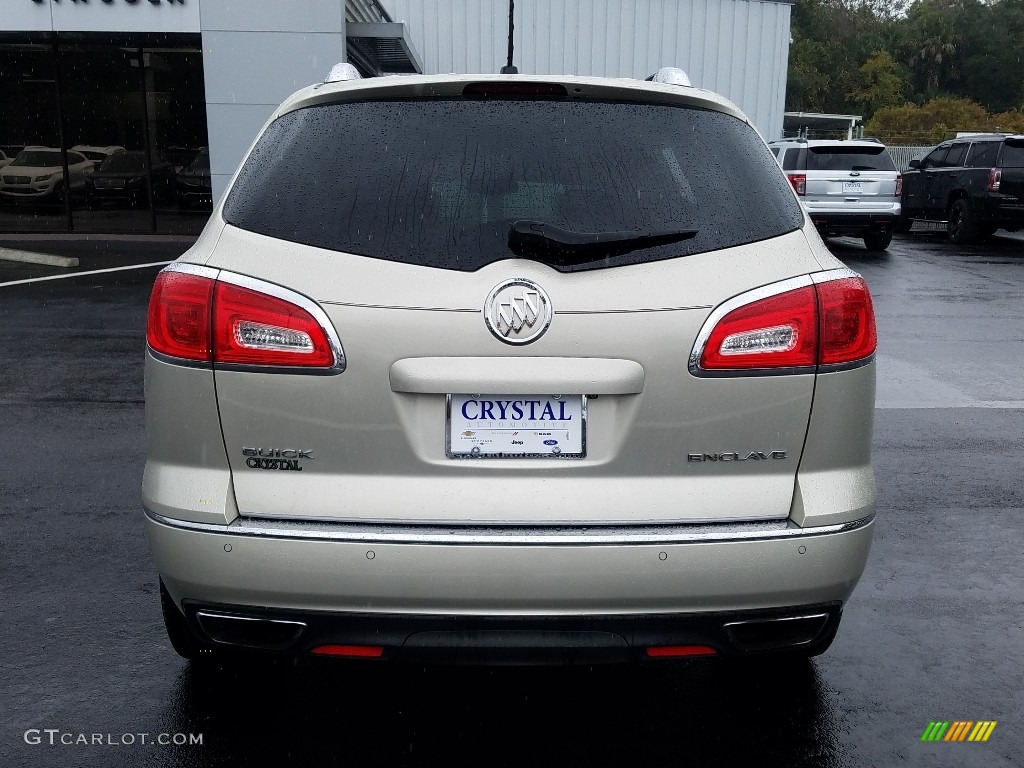 2014 Enclave Leather - Champagne Silver Metallic / Cocoa photo #4