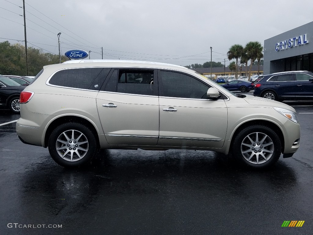 2014 Enclave Leather - Champagne Silver Metallic / Cocoa photo #6