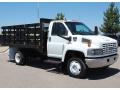 Summit White - C Series TopKick C4500 Regular Cab Chassis Stake Truck Photo No. 1