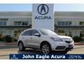 Lunar Silver Metallic 2017 Acura MDX Advance