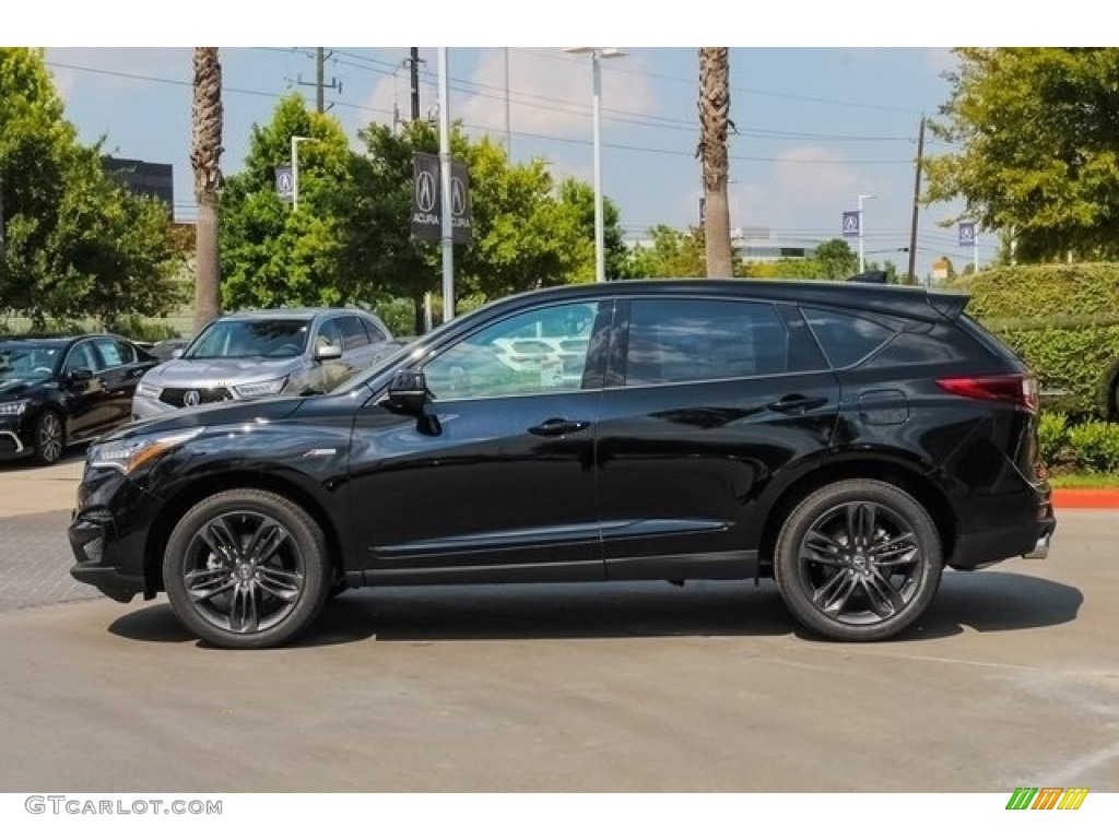 Majestic Black Pearl 2019 Acura RDX A-Spec AWD Exterior Photo #130607013