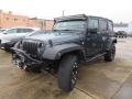 2008 Steel Blue Metallic Jeep Wrangler Unlimited Sahara 4x4  photo #8