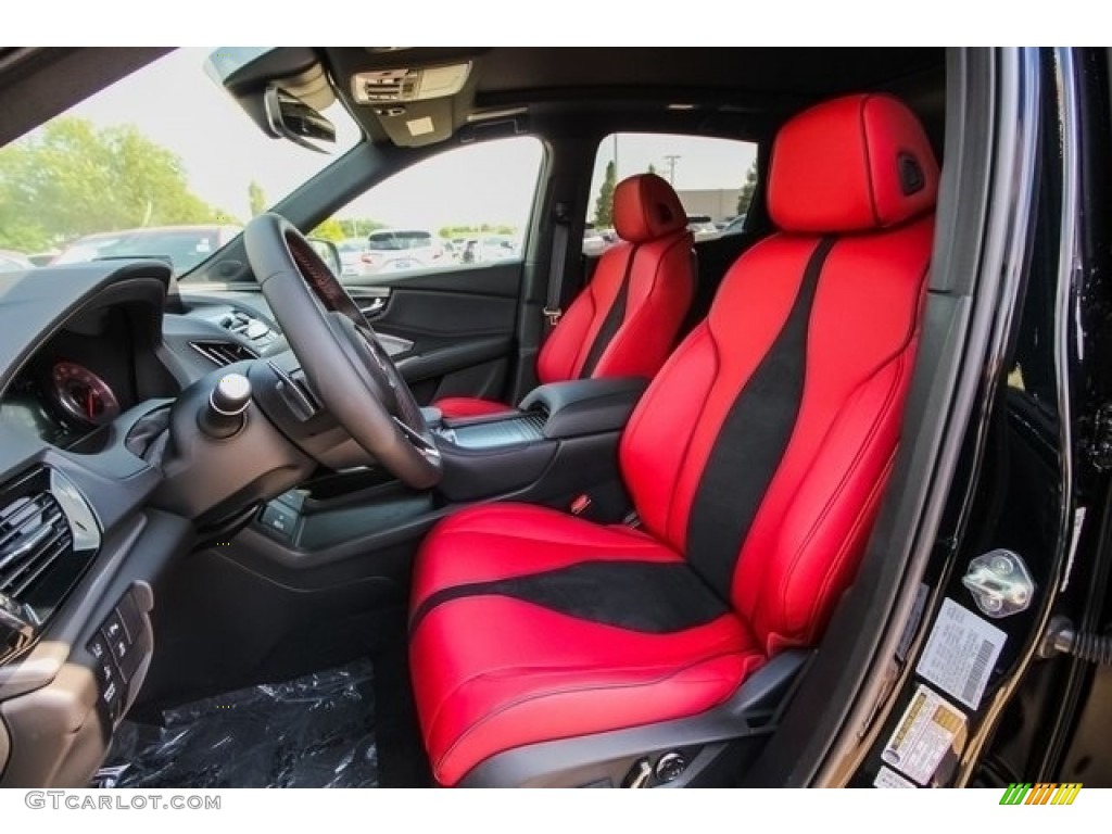 Red Interior 2019 Acura RDX A-Spec AWD Photo #130607241