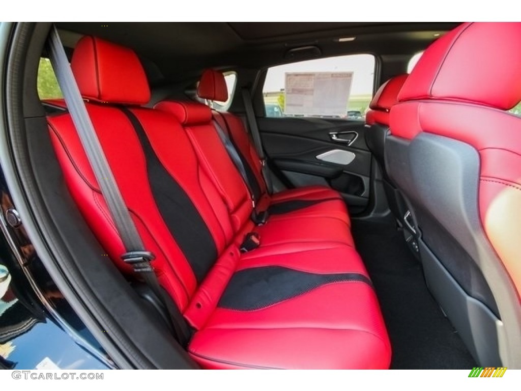 Red Interior 2019 Acura RDX A-Spec AWD Photo #130607322