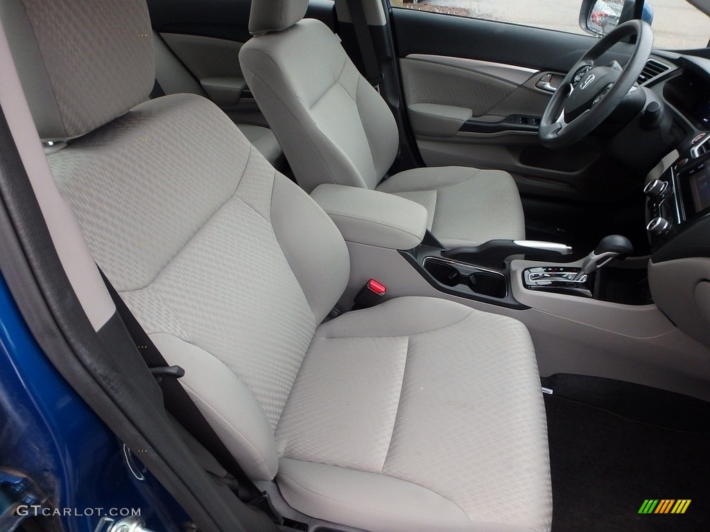 2015 Civic EX Sedan - Dyno Blue Pearl / Black photo #10