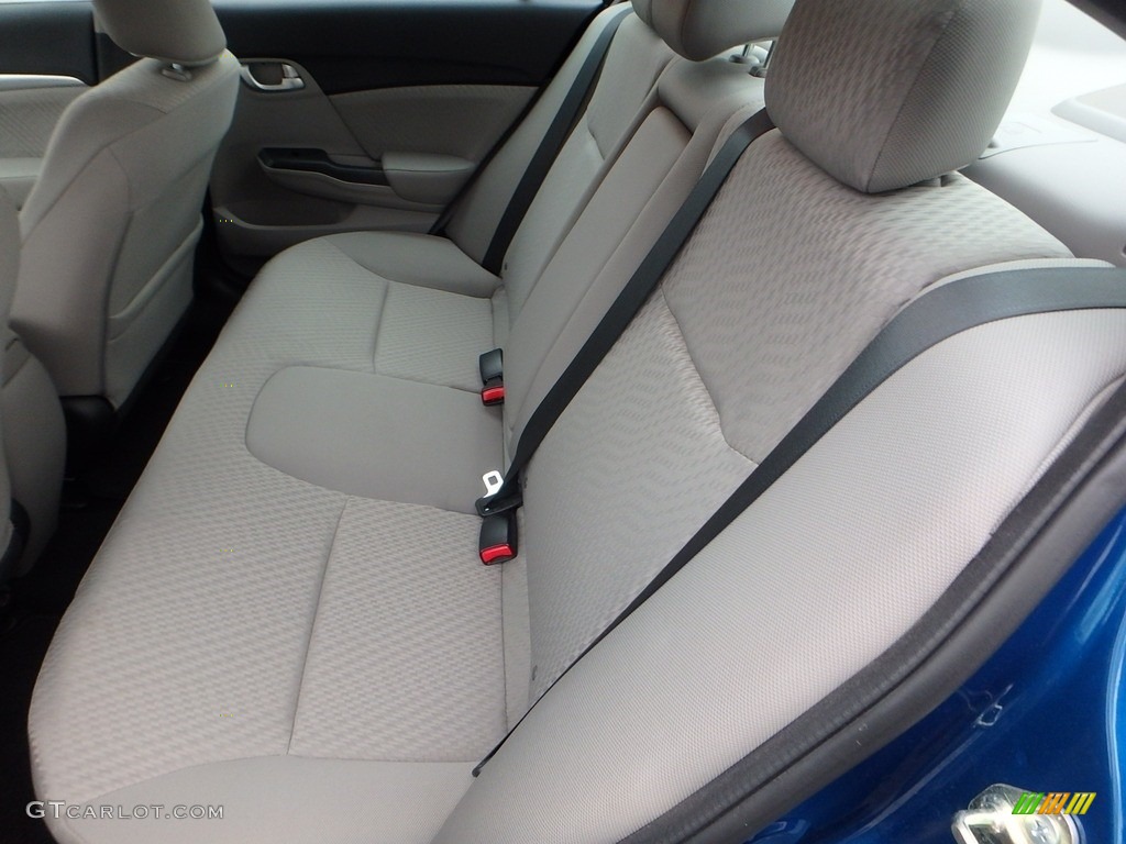 2015 Civic EX Sedan - Dyno Blue Pearl / Black photo #16