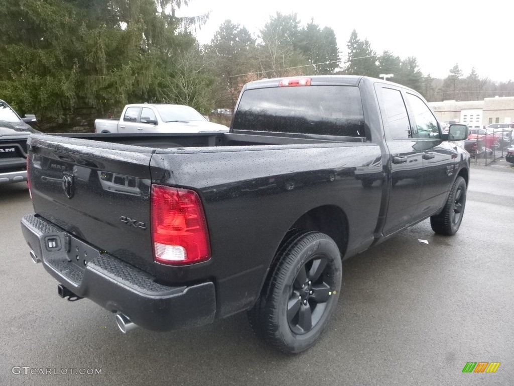 2019 1500 Classic Express Quad Cab 4x4 - Brilliant Black Crystal Pearl / Black photo #5