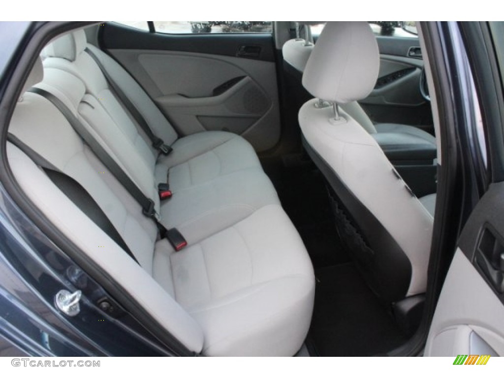 2015 Optima LX - Smokey Blue Metallic / Gray photo #28