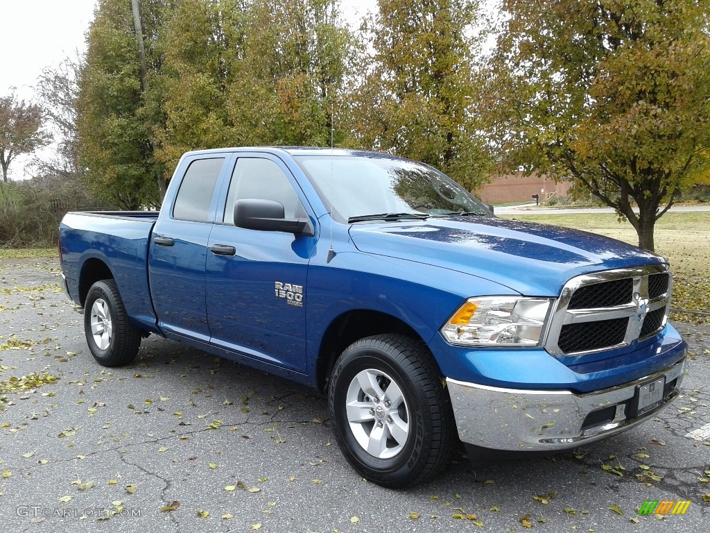 2019 1500 Classic Tradesman Quad Cab 4x4 - Blue Streak Pearl / Black photo #4