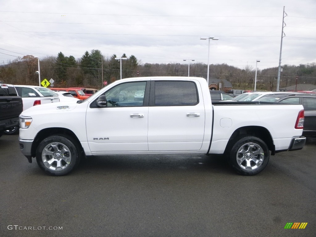 2019 1500 Big Horn Crew Cab 4x4 - Bright White / Black/Diesel Gray photo #2