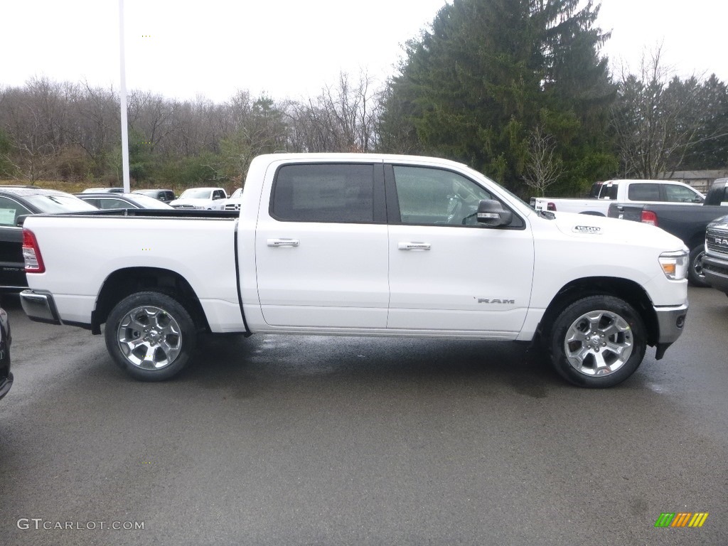 2019 1500 Big Horn Crew Cab 4x4 - Bright White / Black/Diesel Gray photo #6