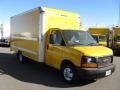 2005 Yellow GMC Savana Cutaway 3500 Commercial Moving Truck  photo #1