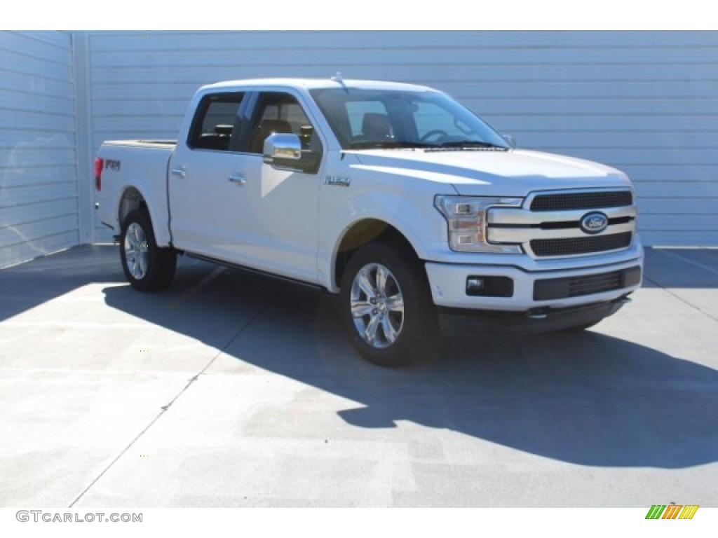2018 F150 Platinum SuperCrew 4x4 - White Platinum / Black photo #10