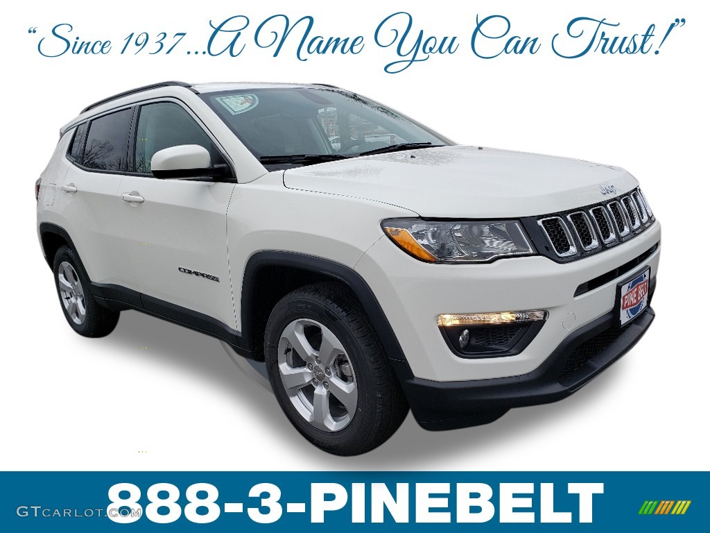 2019 White Jeep Compass Latitude 4x4 130596519 Gtcarlot