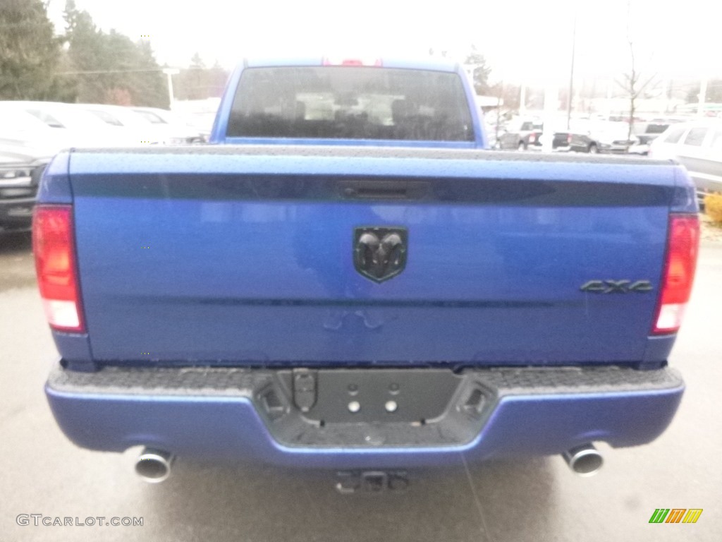 2019 1500 Classic Express Quad Cab 4x4 - Blue Streak Pearl / Black photo #4