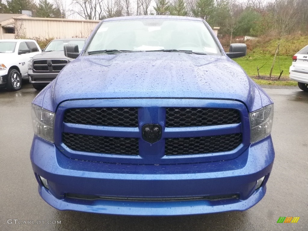 2019 1500 Classic Express Quad Cab 4x4 - Blue Streak Pearl / Black photo #8