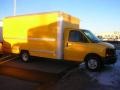 2005 Yellow GMC Savana Cutaway 3500 Commercial Moving Truck  photo #1