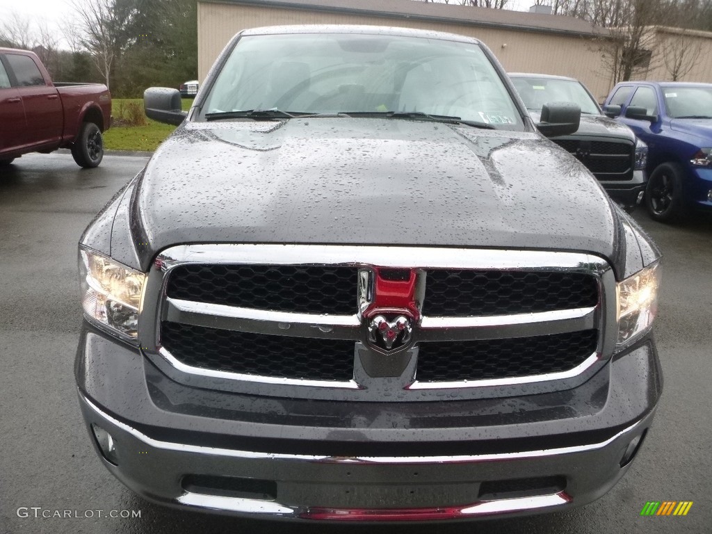 2019 1500 Classic Tradesman Quad Cab 4x4 - Granite Crystal Metallic / Black/Diesel Gray photo #8