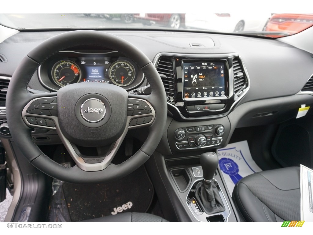 2019 Jeep Cherokee Limited Black Dashboard Photo #130617372