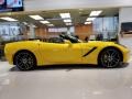 Corvette Racing Yellow Tintcoat 2019 Chevrolet Corvette Stingray Convertible Exterior