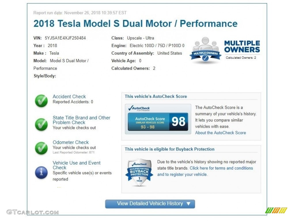 2018 Model S P100D - Red Multi-Coat / Parchment photo #2