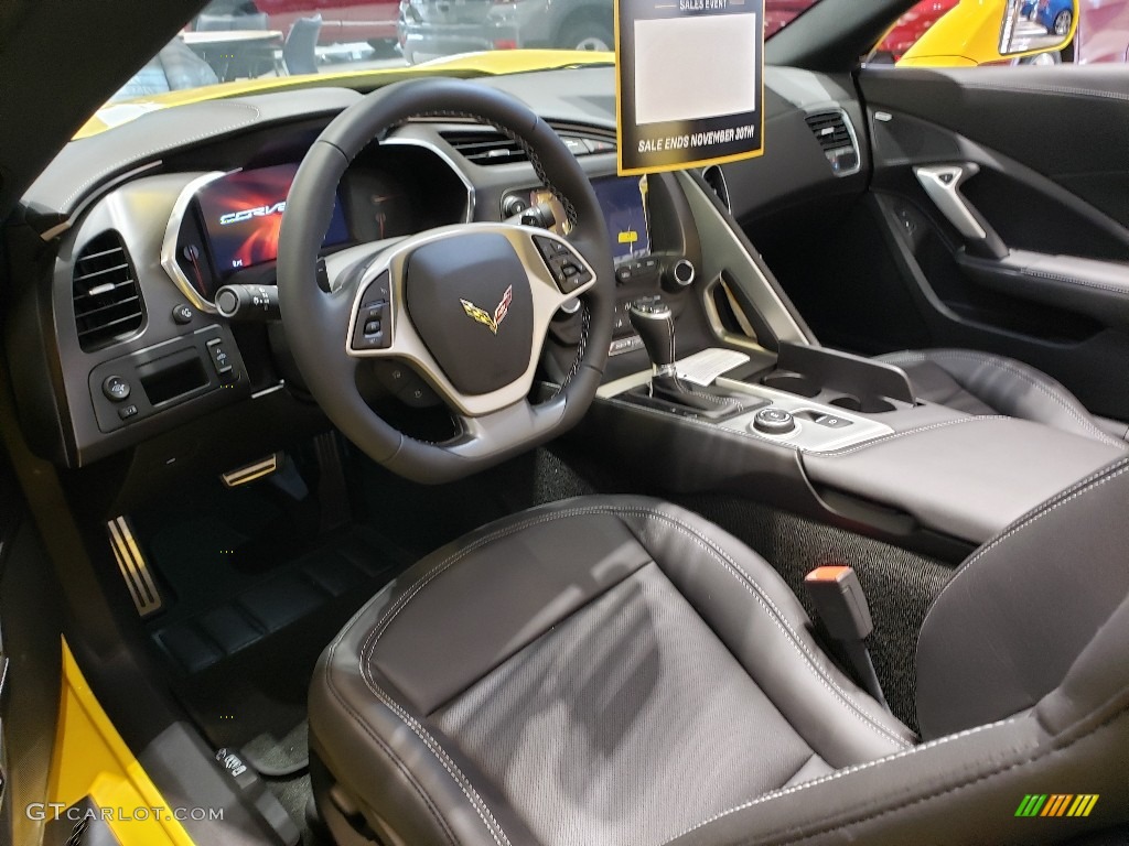 2019 Corvette Stingray Convertible - Corvette Racing Yellow Tintcoat / Black photo #9