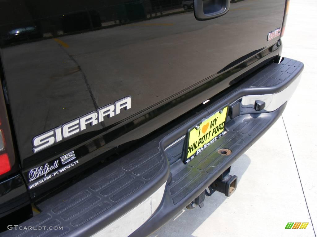 2005 Sierra 1500 Z71 Crew Cab 4x4 - Onyx Black / Dark Pewter photo #20