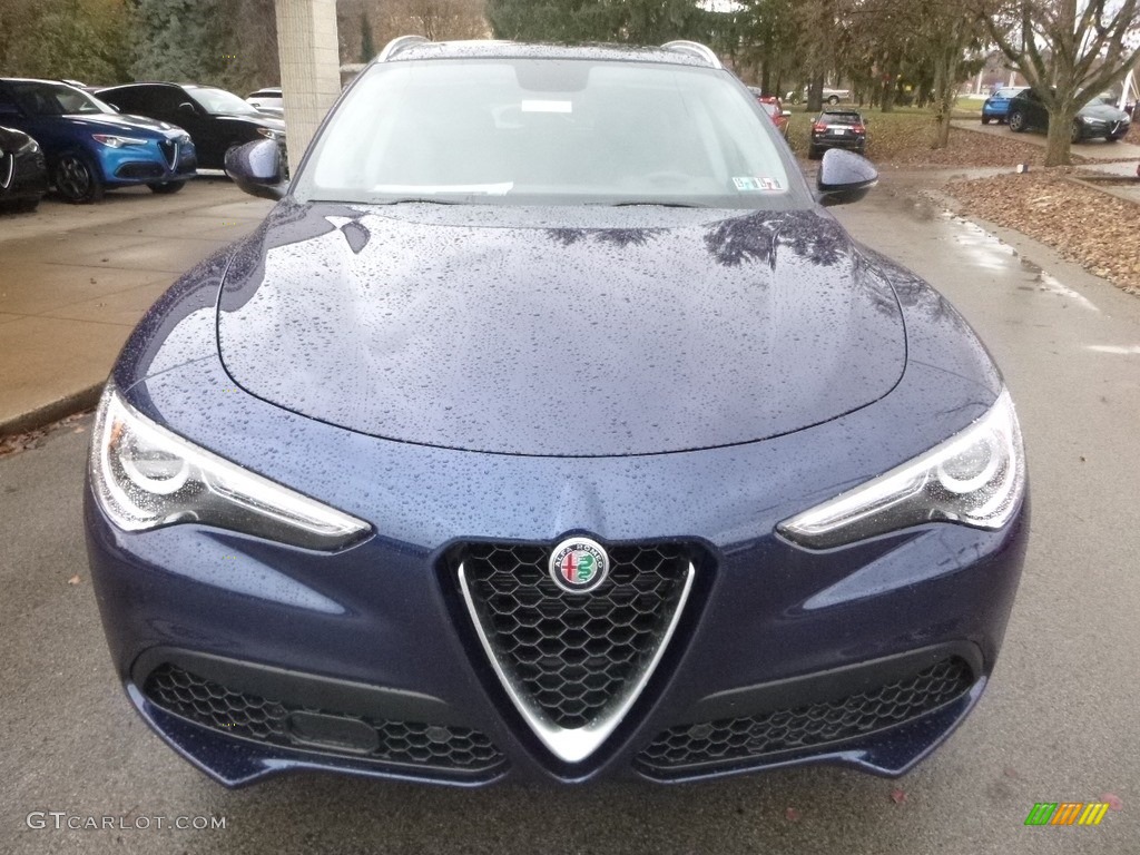 Montecarlo Blue Metallic 2019 Alfa Romeo Stelvio AWD Exterior Photo #130618701