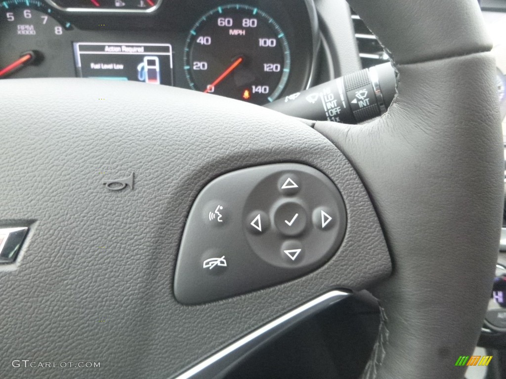 2019 Chevrolet Impala LT Jet Black Steering Wheel Photo #130620027