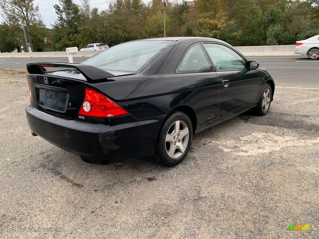 2005 Civic EX Coupe - Nighthawk Black Pearl / Black photo #2