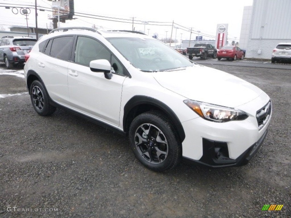 2019 Crosstrek 2.0i Premium - Crystal White Pearl / Gray photo #1