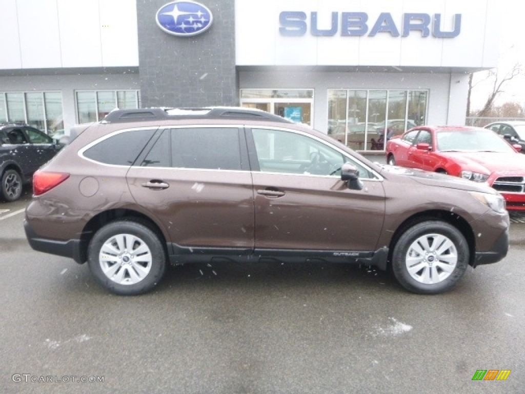 2019 Outback 2.5i Premium - Cinnamon Brown Pearl / Warm Ivory photo #3