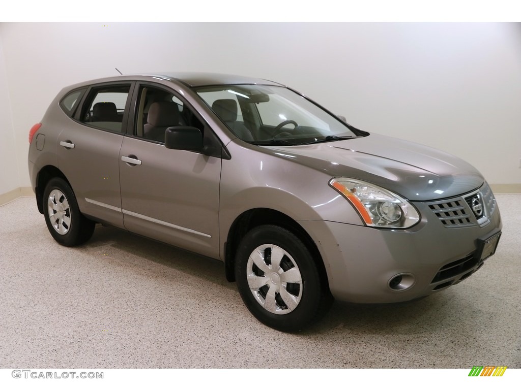 2010 Rogue S AWD - Gotham Gray / Gray photo #1