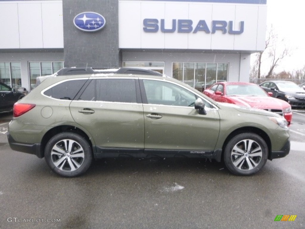 Wilderness Green Metallic 2019 Subaru Outback 3.6R Limited Exterior Photo #130623777