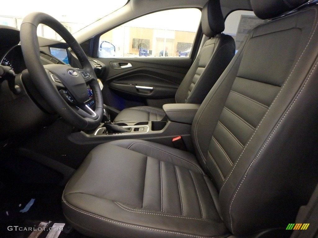 Chromite Gray/Charcoal Black Interior 2019 Ford Escape Titanium 4WD Photo #130624077