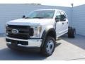 Oxford White - F450 Super Duty XL Crew Cab 4x4 Chassis Photo No. 4