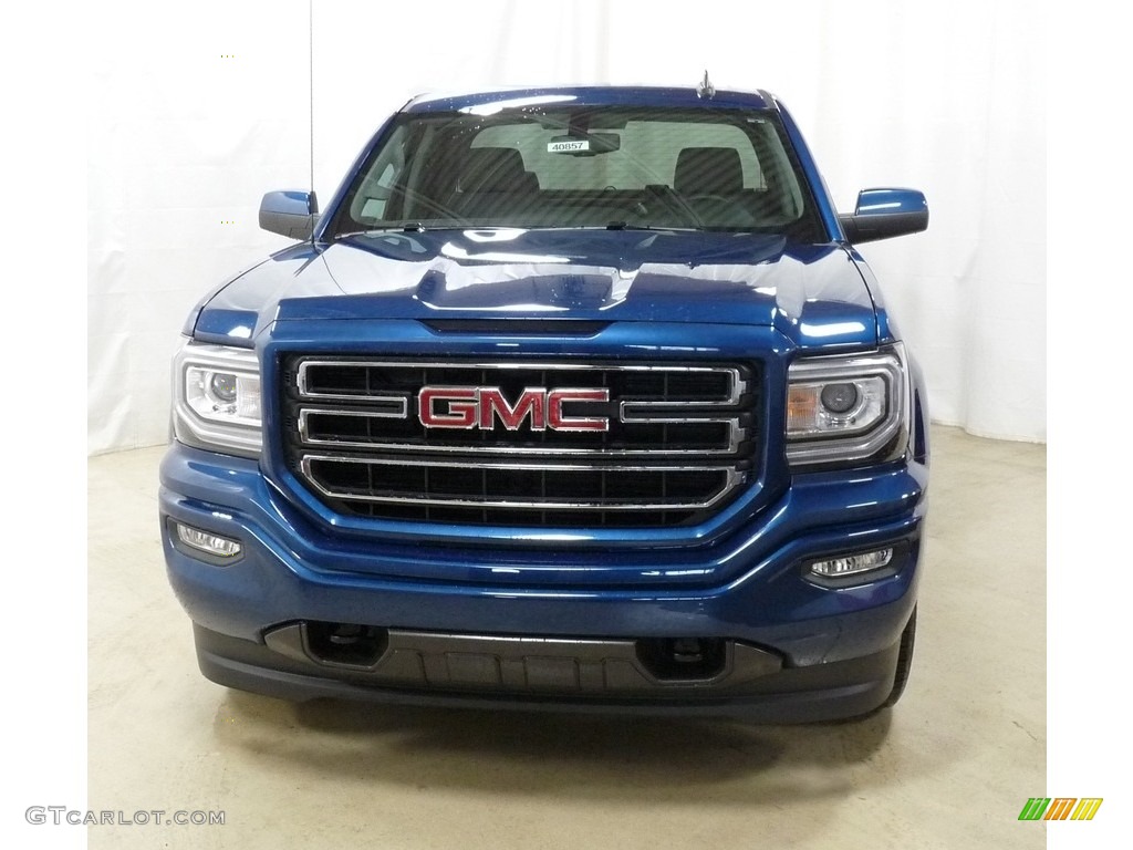 2019 Sierra 1500 Limited Elevation Double Cab 4WD - Stone Blue Metallic / Jet Black/Dark Ash photo #4