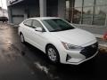 2019 Quartz White Pearl Hyundai Elantra SE  photo #1