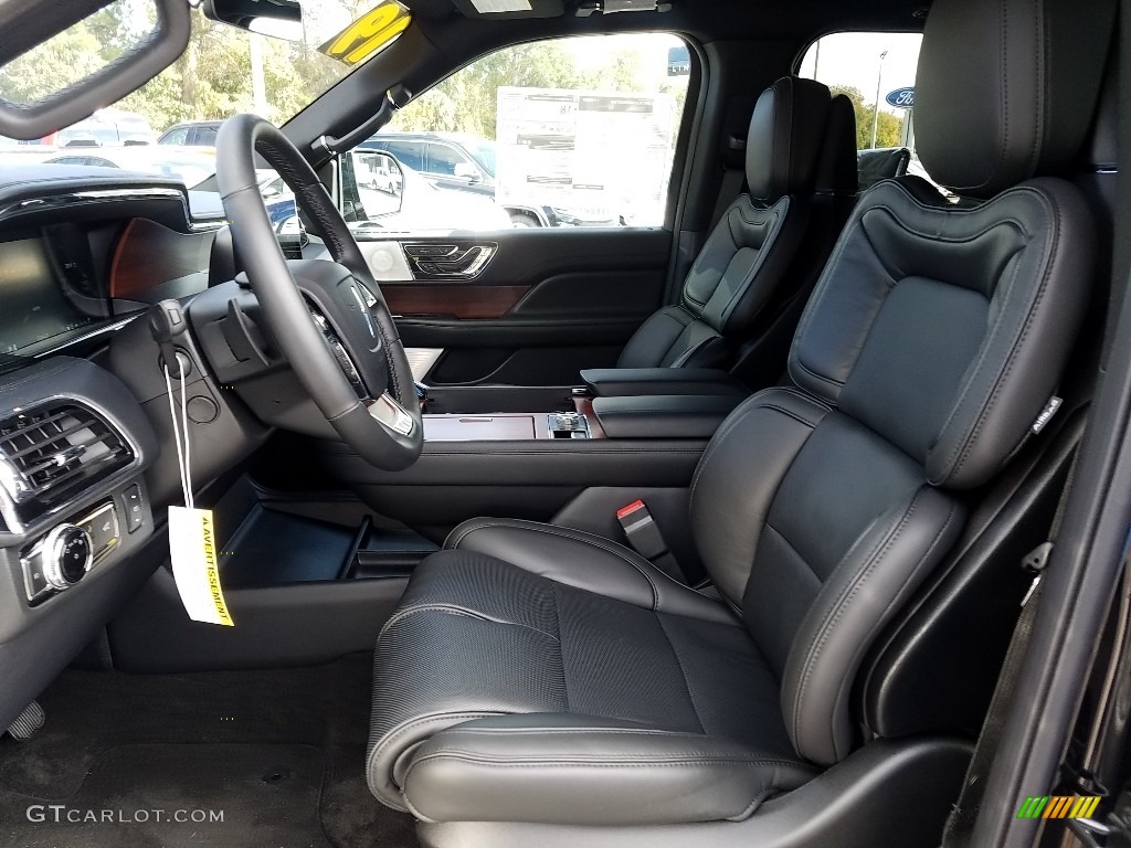 Ebony Interior 2019 Lincoln Navigator Reserve 4x4 Photo #130628100